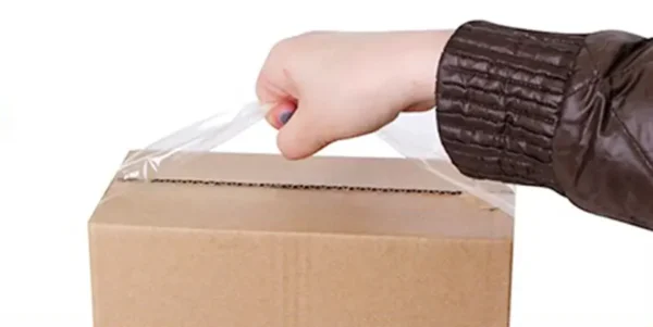 Use tape as box handles