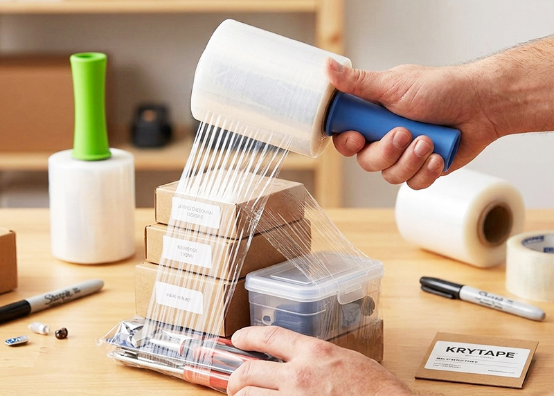 Mini Stretch Wrap Roll Bundling Applications