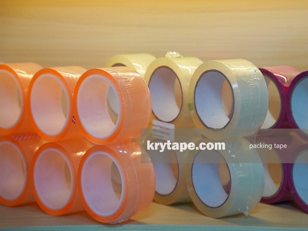 Custom Printed Super Clear BOPP Tape - Colored Transparency - Krytape Custom Printed Super Clear BOPP Tape - Branded Packaging Solutions - Krytape
