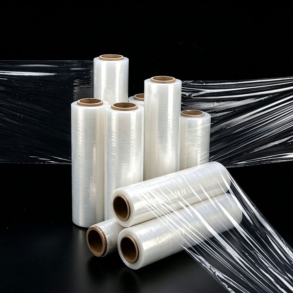 Clear Industrial Stretch Film Rolls for Heavy Duty Pallet Wrapping - Krytape