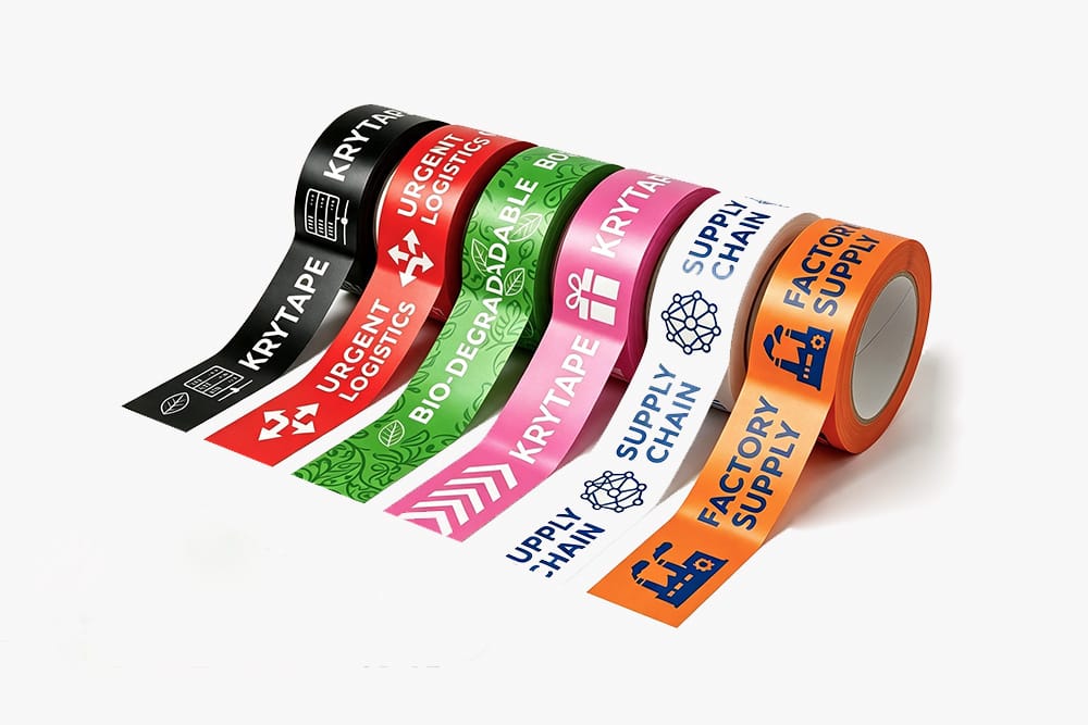 Custom Printed BOPP Packing Tape Logo OEM Supplier KRYTAPE