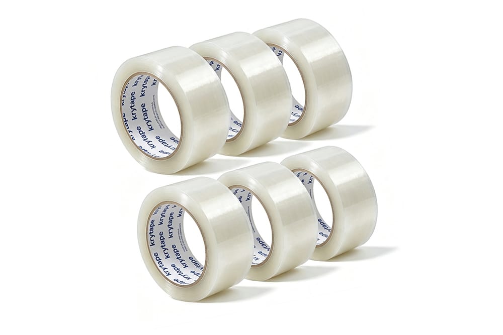 Hot Melt BOPP Packing Tape Synthetic Rubber Adhesive KRYTAPE