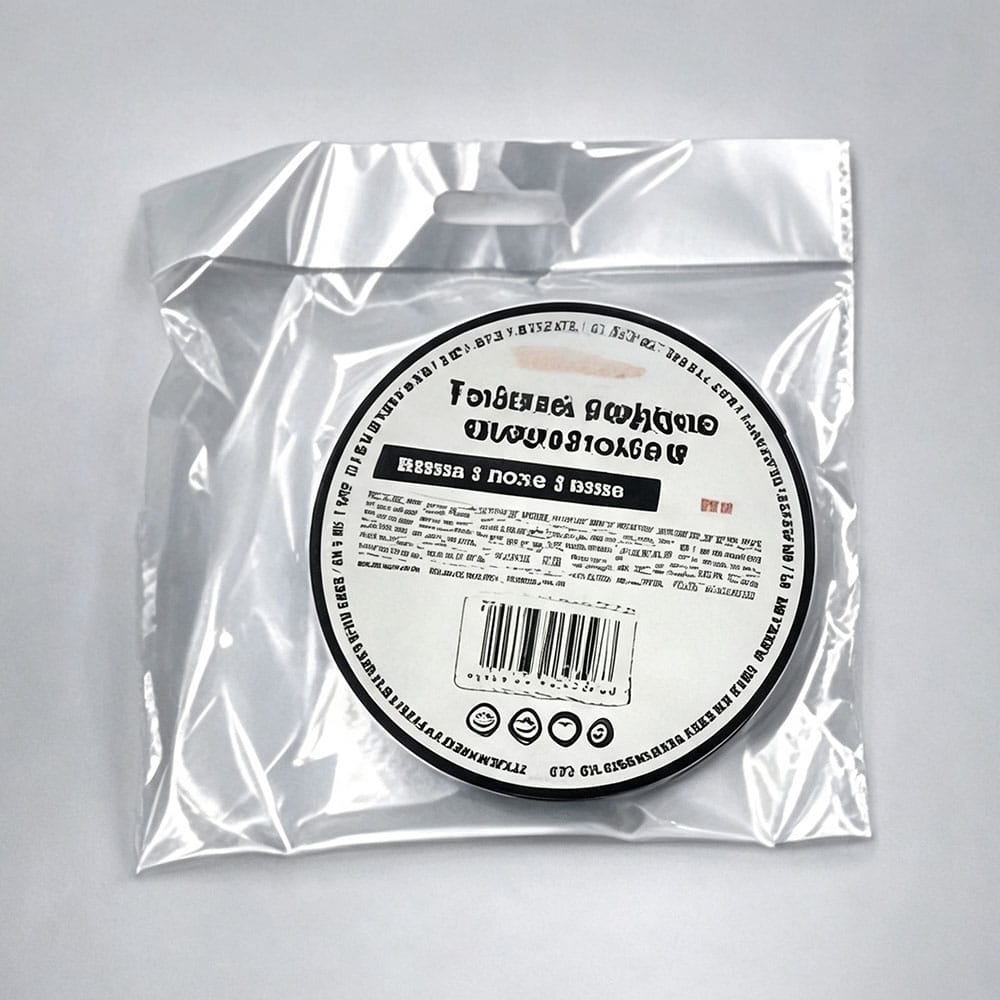 Clear OPP Self-Sealing Bag with Hang Hole Packaging for Double Sided Tape