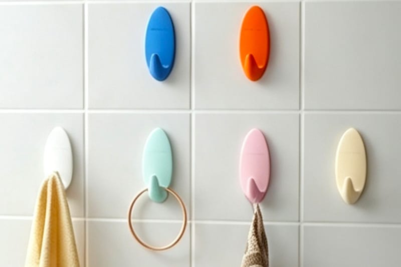 Heavy Duty Double Sided Adhesive Gel Tape for Wall Hooks