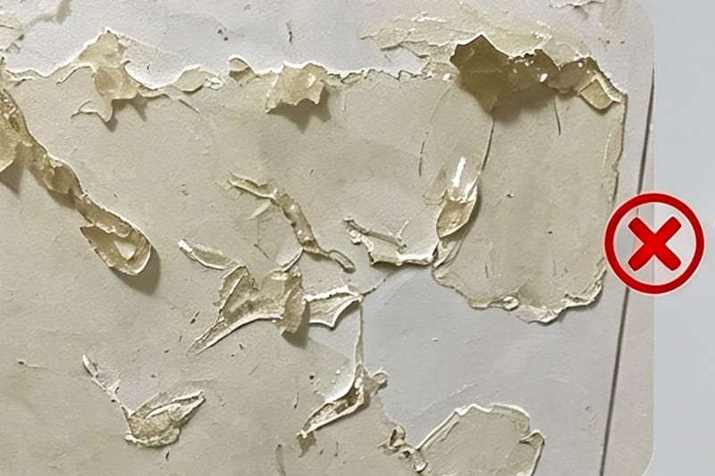 Poor Quality Tape Easily Leaves Sticky Adhesive Residue Hard to Clean
