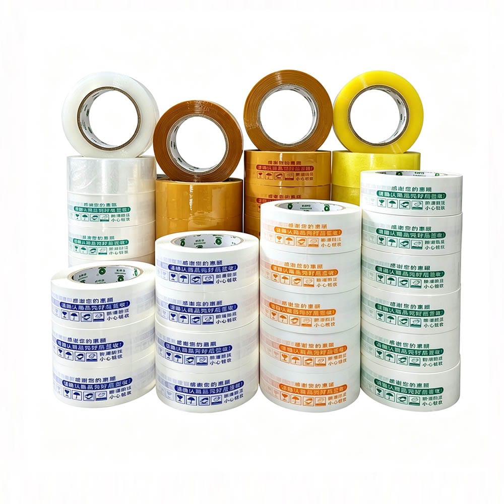 Custom Printed BOPP Packing Tape Stacks Bulk Display Thumbnail 6