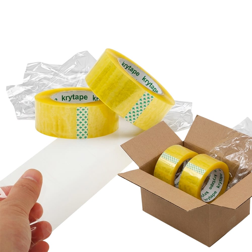Factory-direct high-strength transparent BOPP industrial packaging tape - Krytape Wholesale