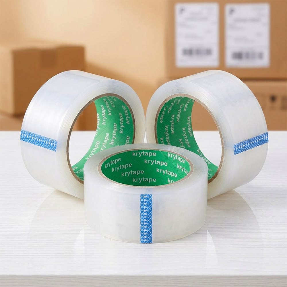 Water-activated acrylic adhesive BOPP tape with custom logo printing - Krytape Wholesale