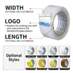 2-inch x 100-meter waterproof clear OPP packaging tape thumbnail