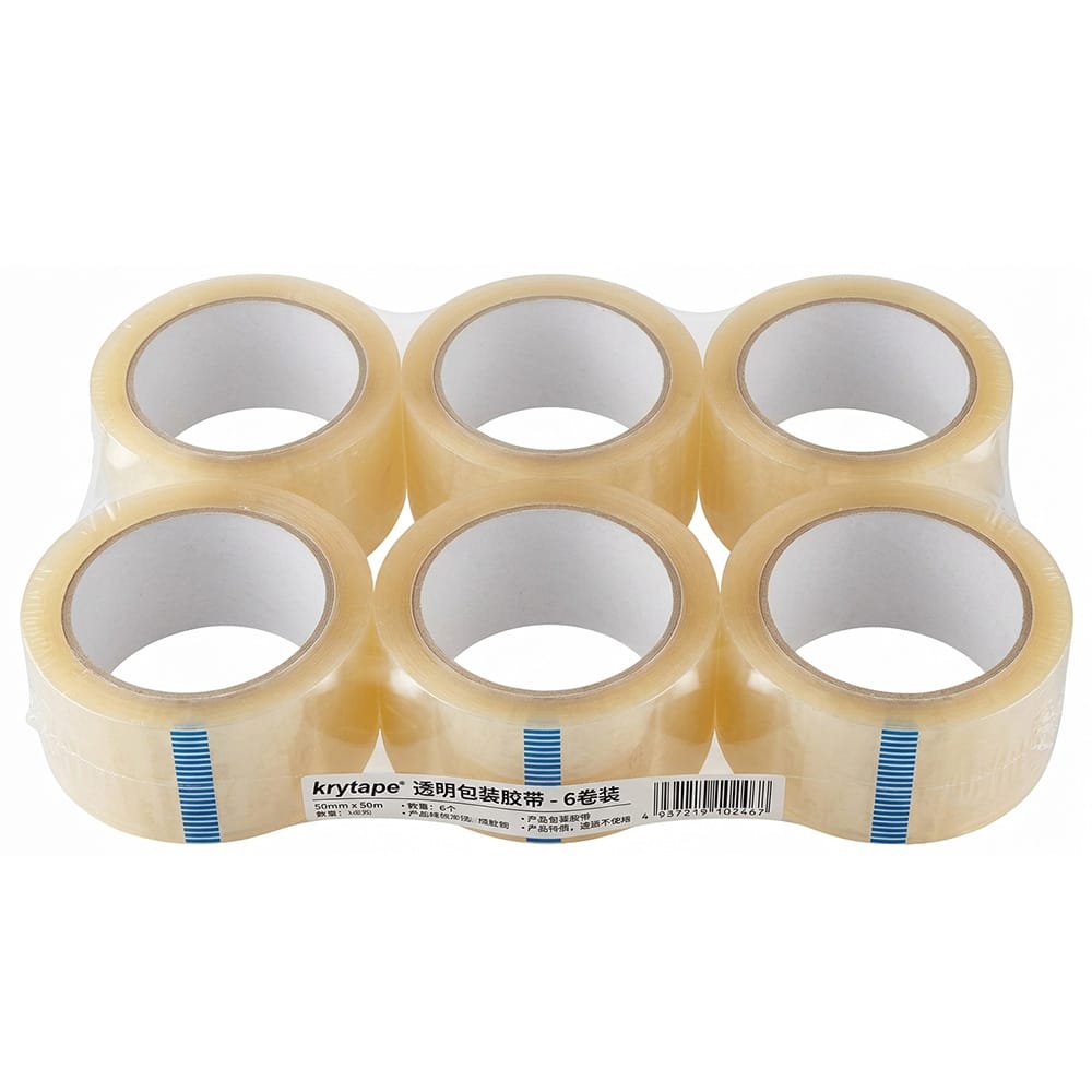 Heavy Duty Acrylic BOPP Packing Tape Strong Adhesive Packaging Tape for Carton Sealing (48mm x 60m)