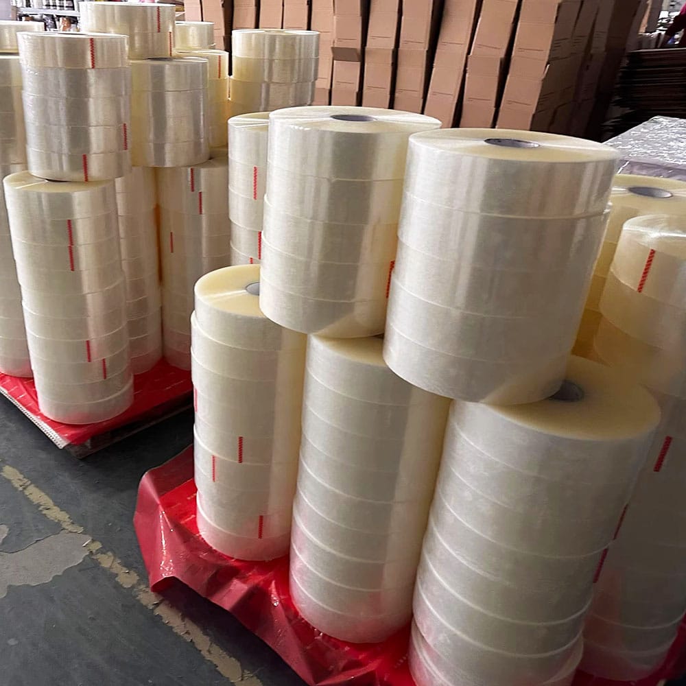 DEFOO Custom Machine Grade BOPP Packing Tape 48mm x 1000m - Krytape Wholesale