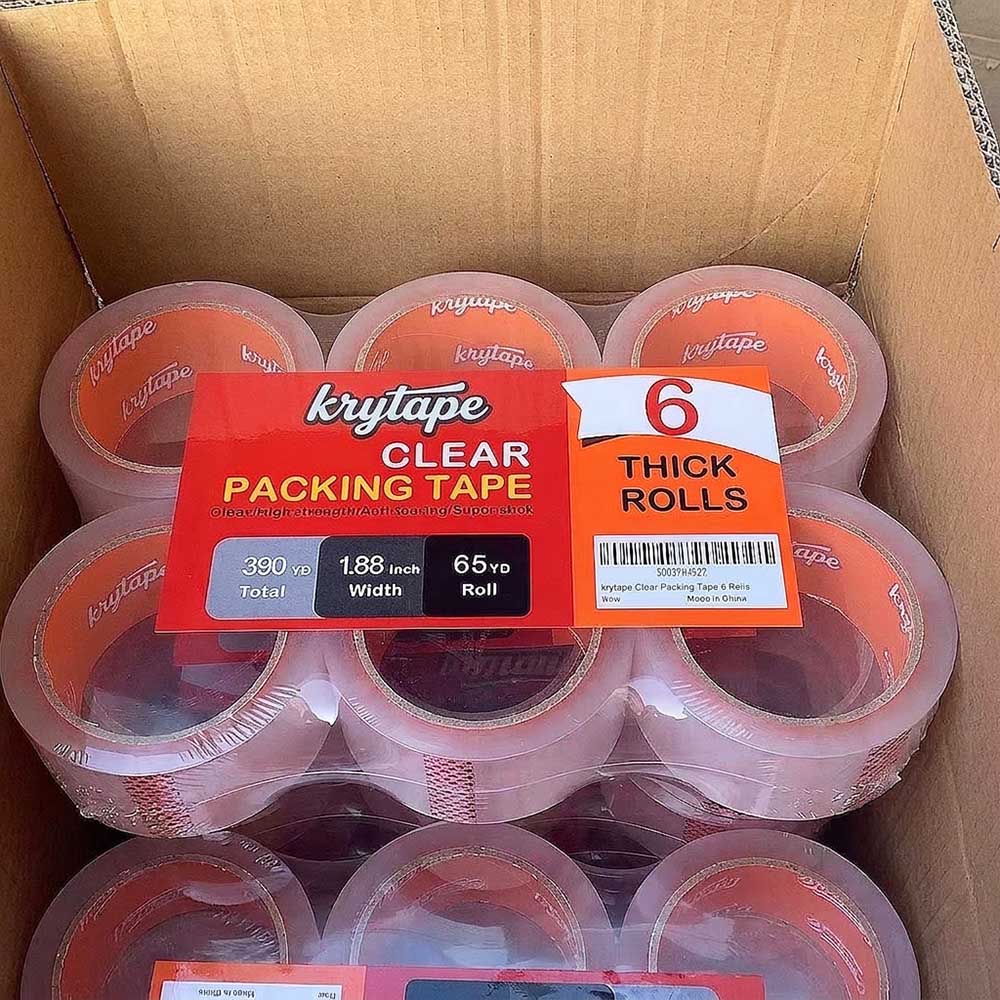 Heavy Duty Acrylic BOPP Packing Tape Strong Adhesive Packaging Tape for Carton Sealing (48mm x 60m) - Krytape Wholesale