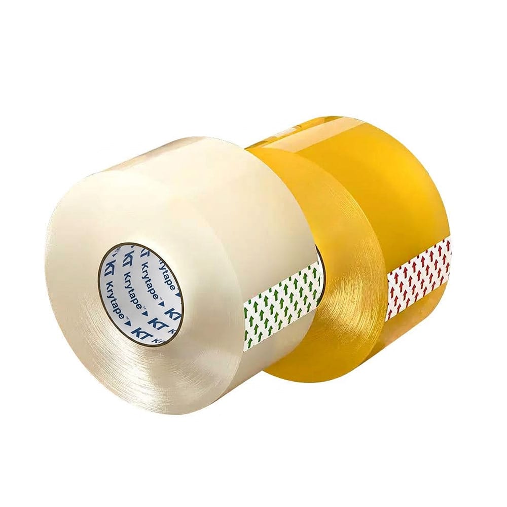 2-inch x 100-meter waterproof clear OPP packaging tape - Krytape Wholesale