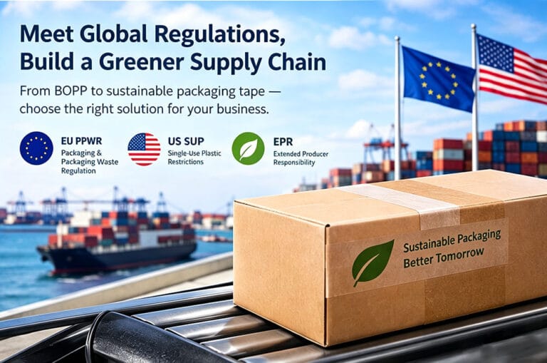 How Can Packaging Companies Transition from BOPP to Sustainable Packaging Tape? sustainable packaging tape solutions - Krytape